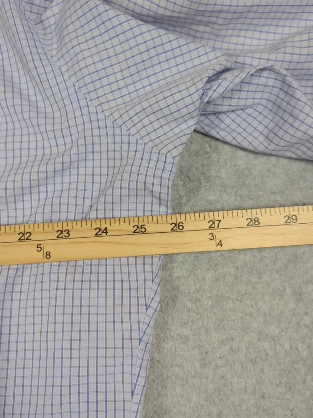 Vtg Polo Ralph Lauren Philip Shirt Men's 17 34/35 Gingham Check Dress Button Up